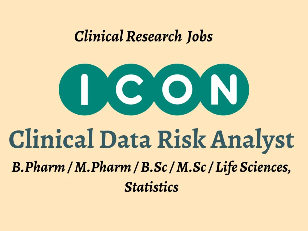 Icon Plc Clinical Data Risk Analyst Jobs – Life Sciences & Statistics Graduates