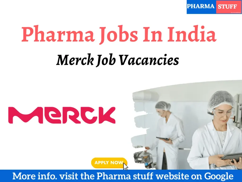 Merck Hiring Quality Control Senior Executive | Apply Now