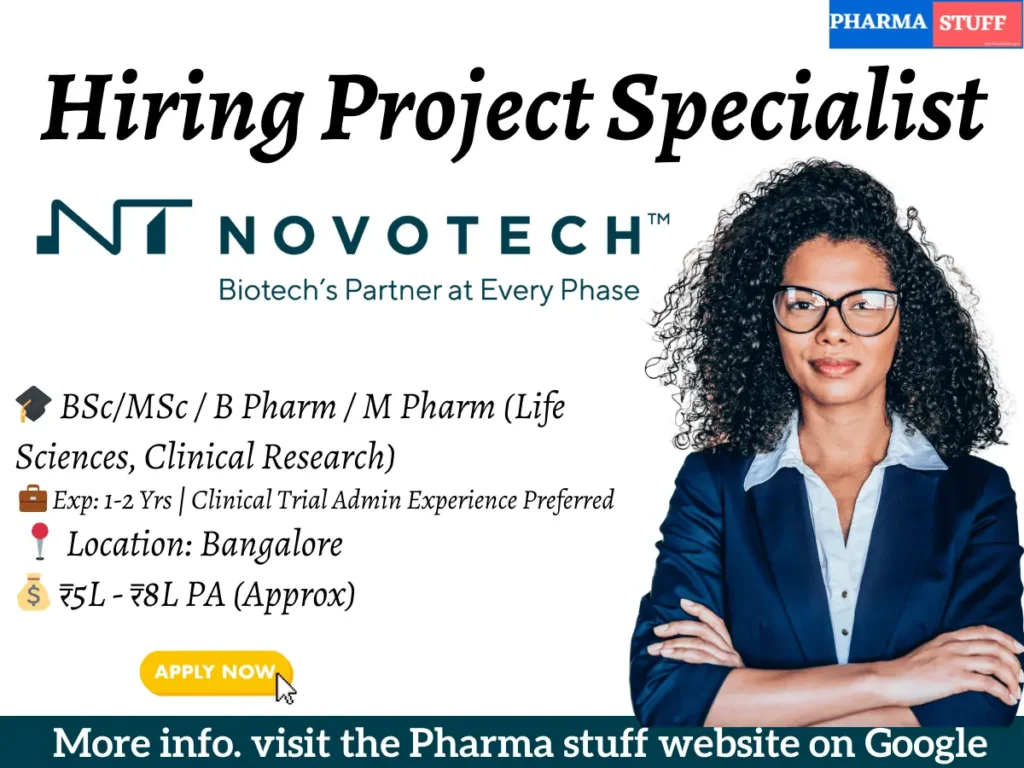 Novotech Hiring Project Specialist