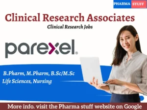 Parexel Hiring Clinical Research Associates - FSP | Apply Now!