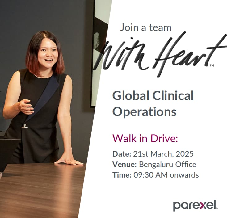 Parexel WalkinDrive for Clinical Research Professional