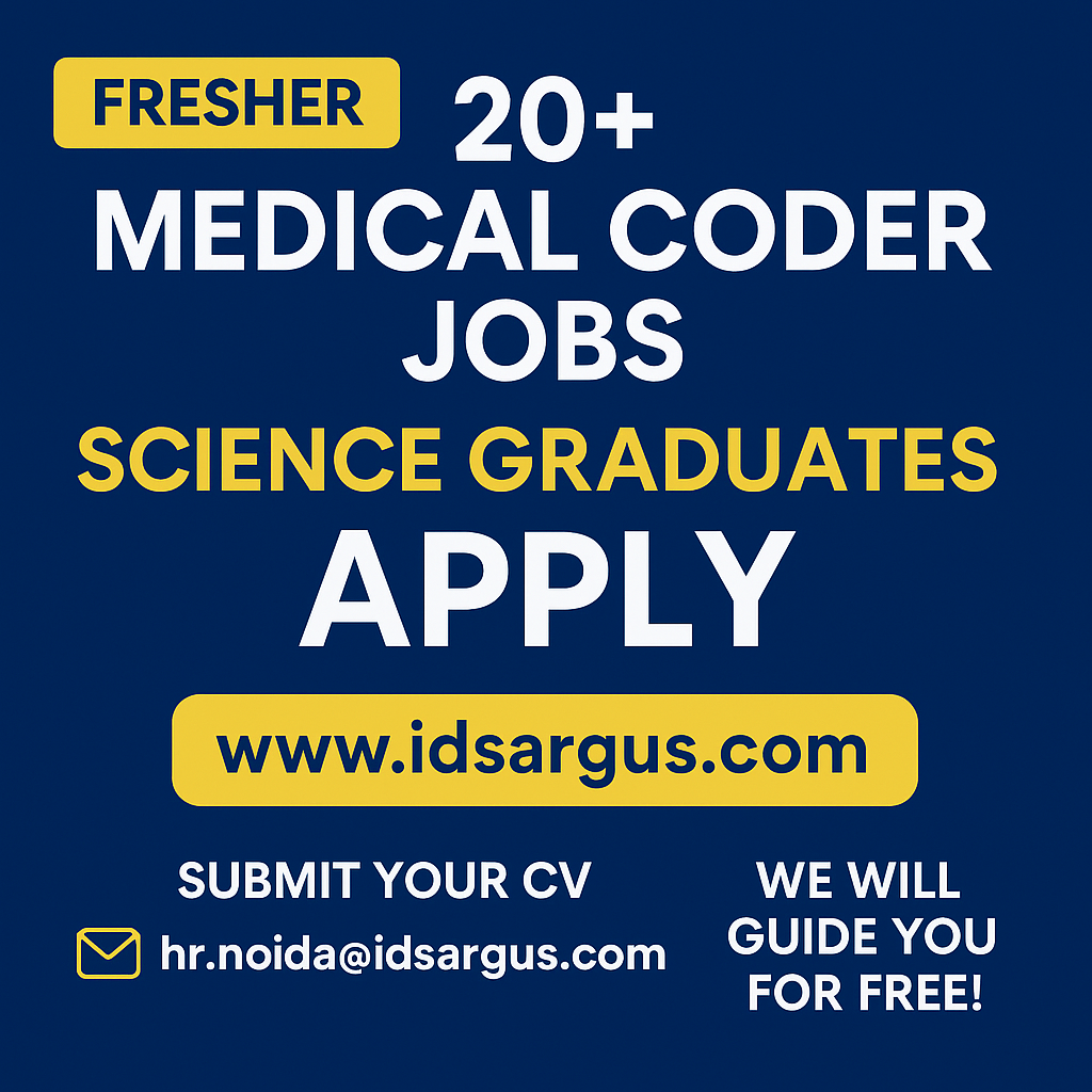 Fresher Opportunity in Medical Coding – BSc/MSc/Pharma Graduates!