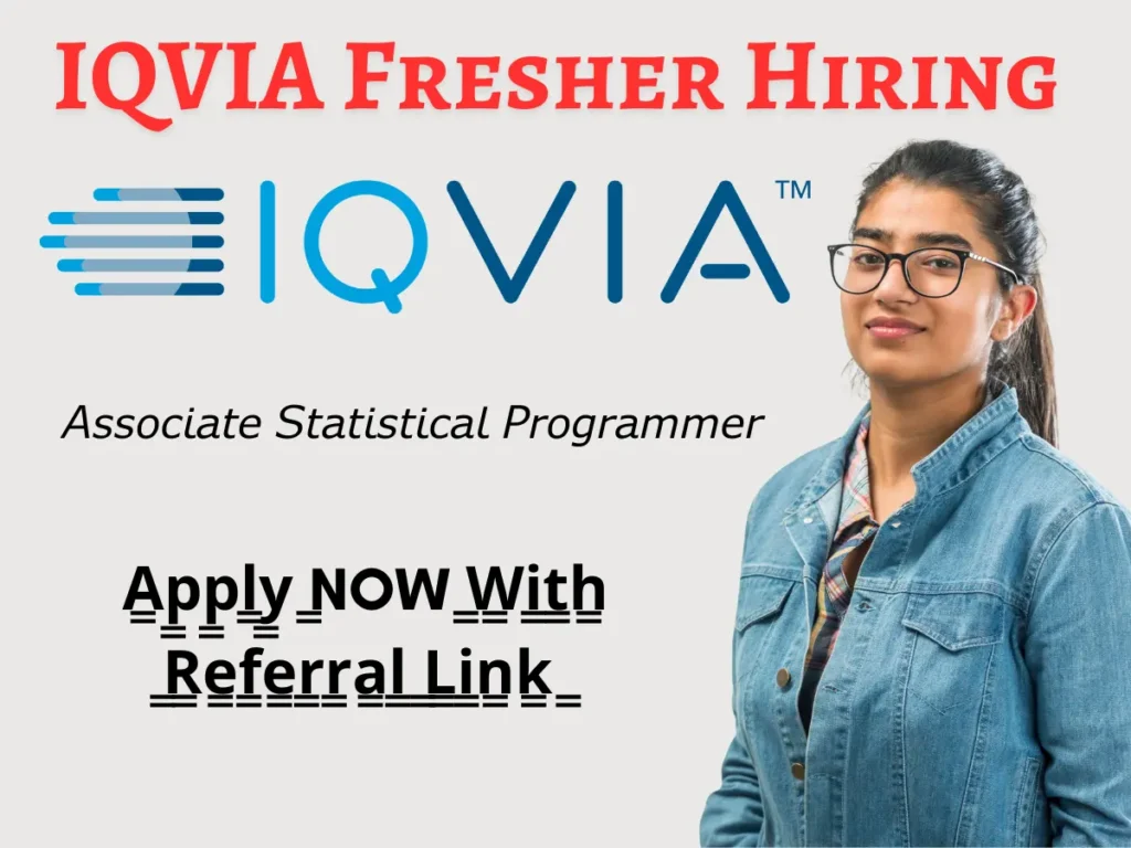 IQVIA Hiring Freshers | Associate Statistical Programmer