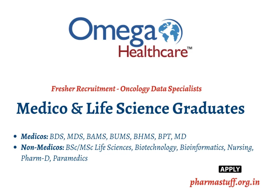 Medico & Life Science Graduates Hiring as Oncology Data Specialists | Omega Healthcare