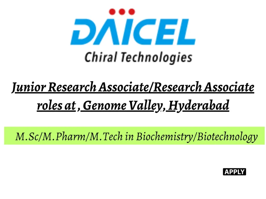 daicel-chiral-hiring-research-associate-hyderabad