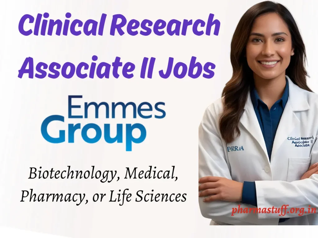 Clinical Research Associate II at Emmes Group