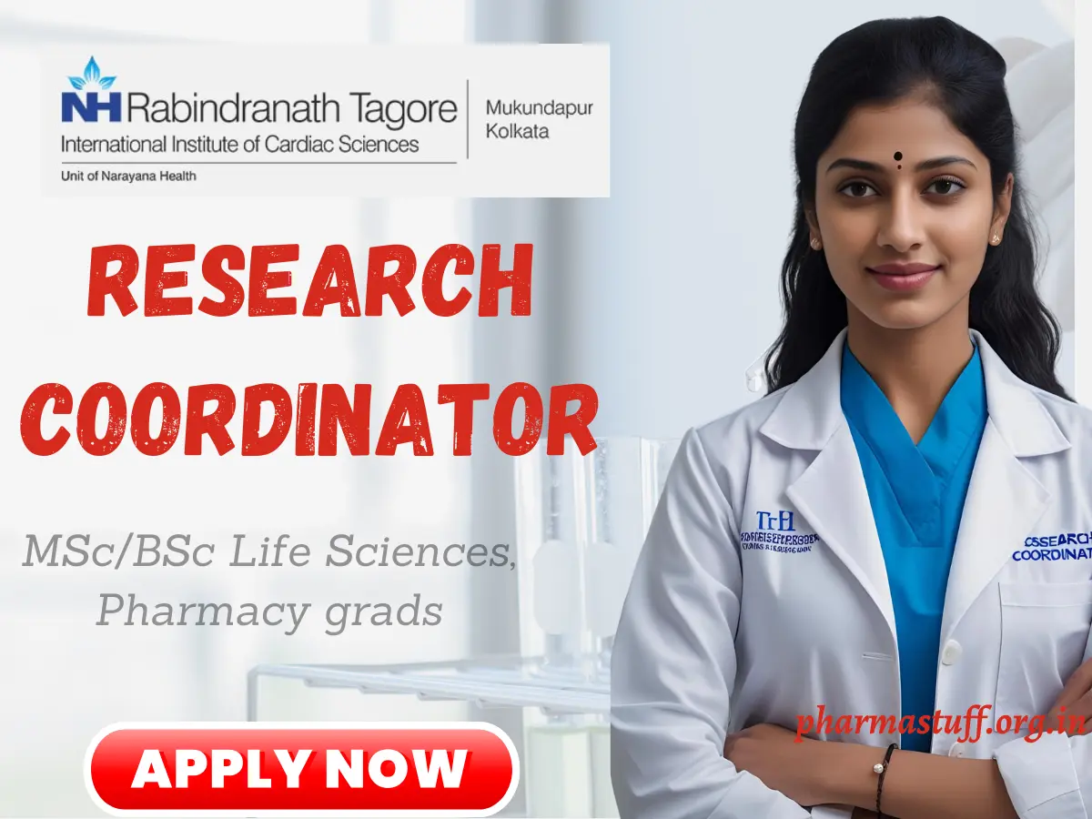 Research Coordinator Jobs at Narayana health, Kolkata 2 Narayana health, Kolkata