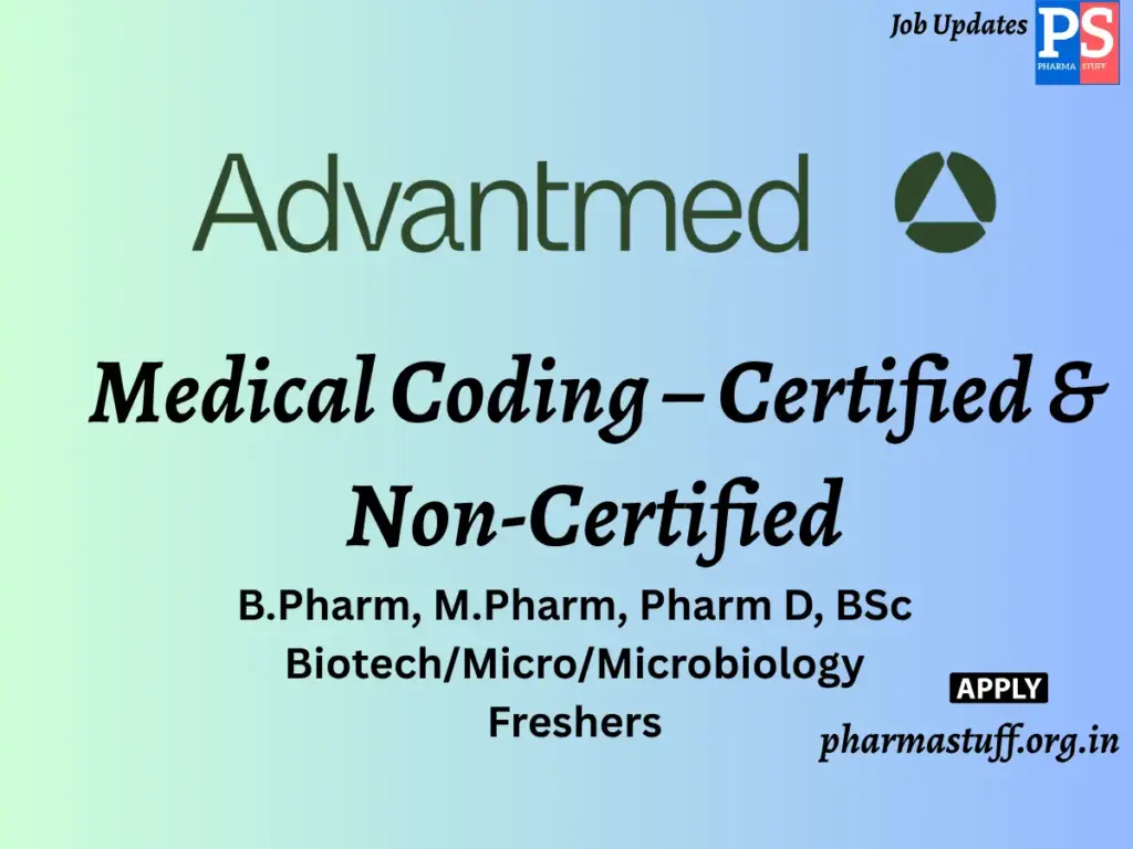 Advantmed India Walk-In Medical Coding – Certified & Non-Certified