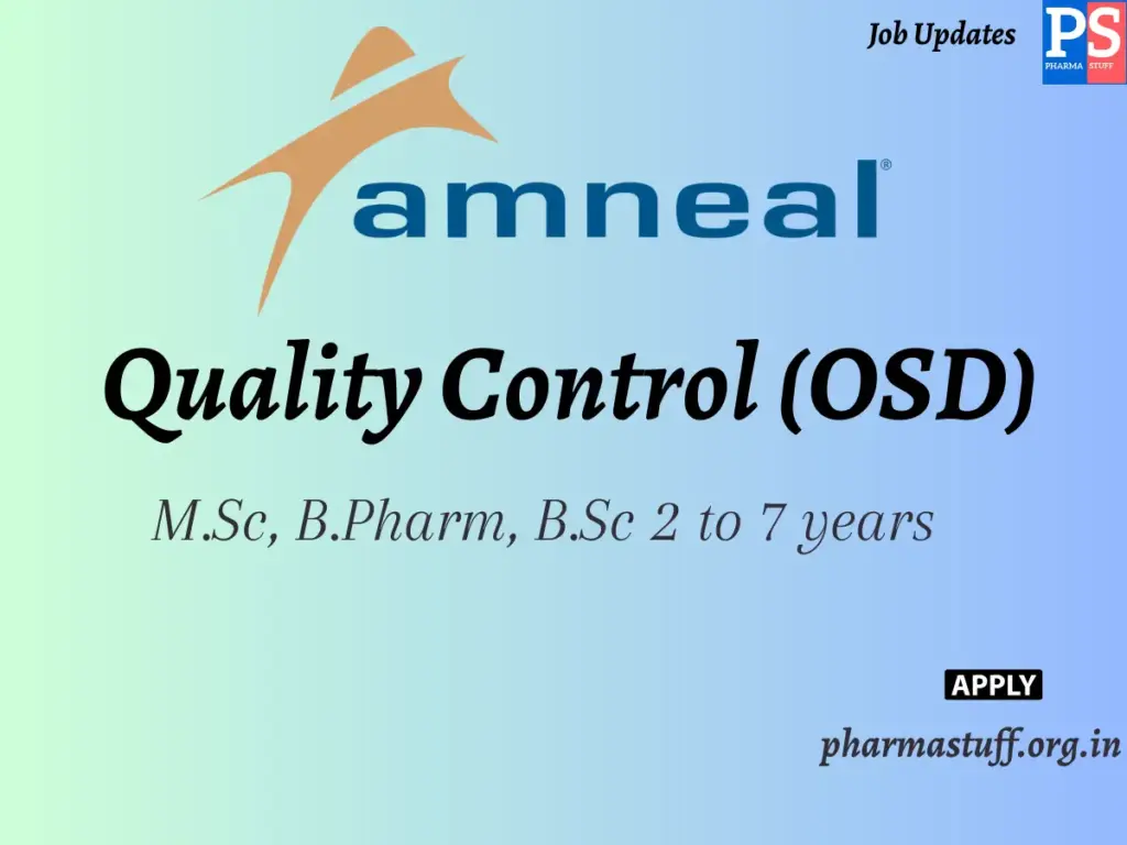 Amneal Pharmaceuticals Hirng Quality Control (OSD)
