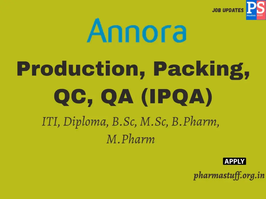 annora-pharma-osd-formulation-hiring-annaram