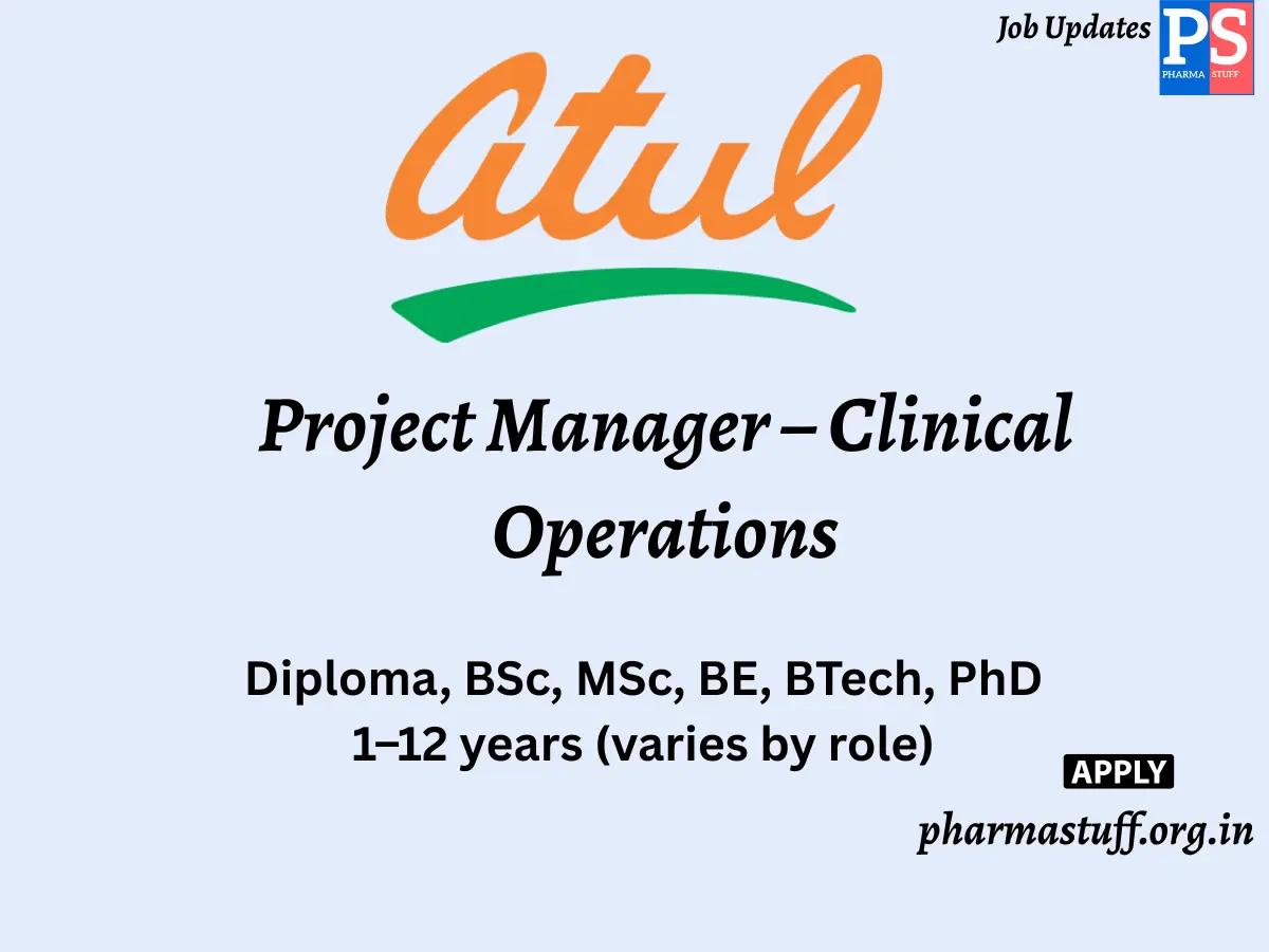 Atul Walk In Production RD Engineering ETP