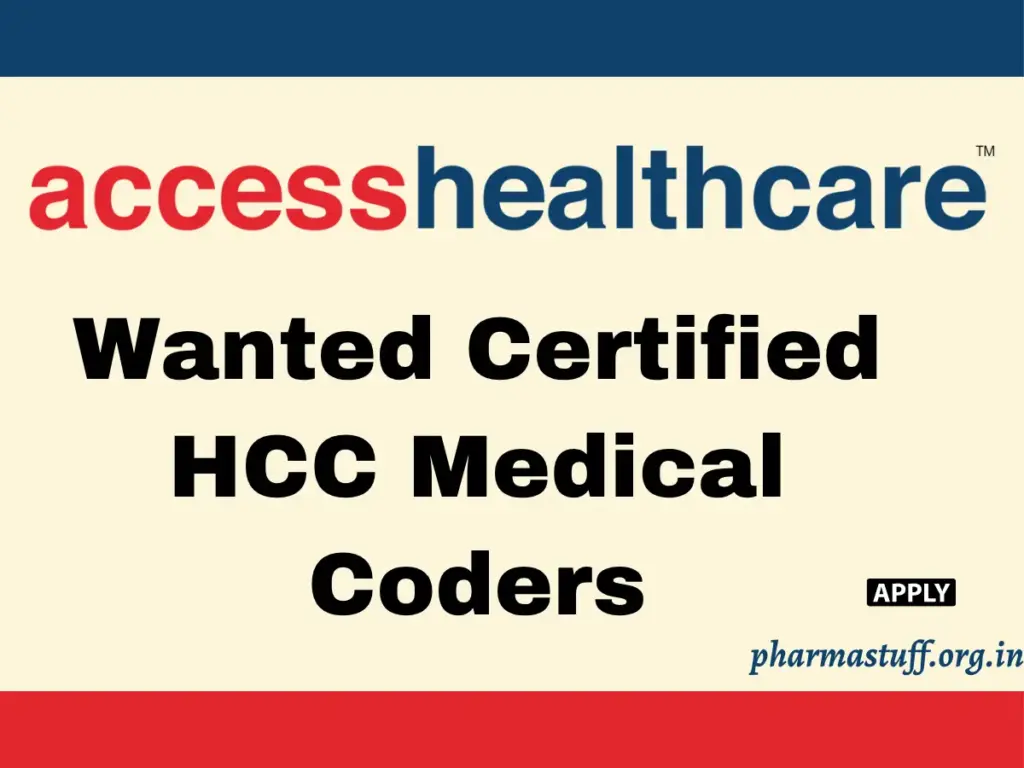 Certified HCC Medical Coders Wanted at Access Healthcare