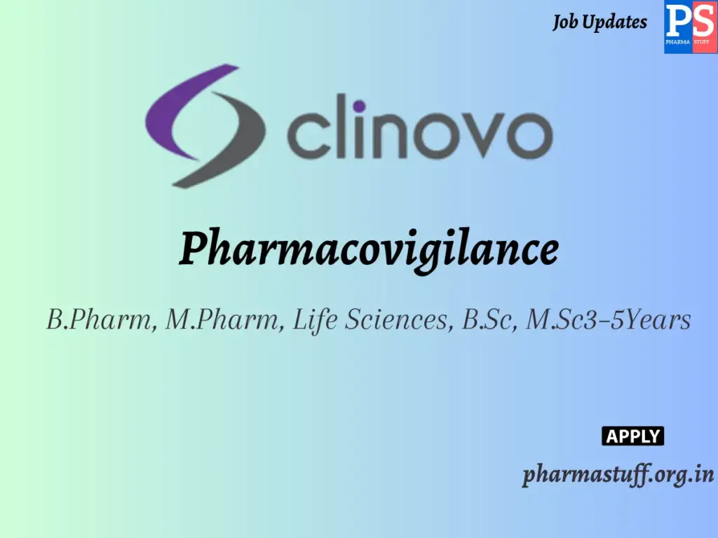 Clinovo Hiring Pharmacovigilance