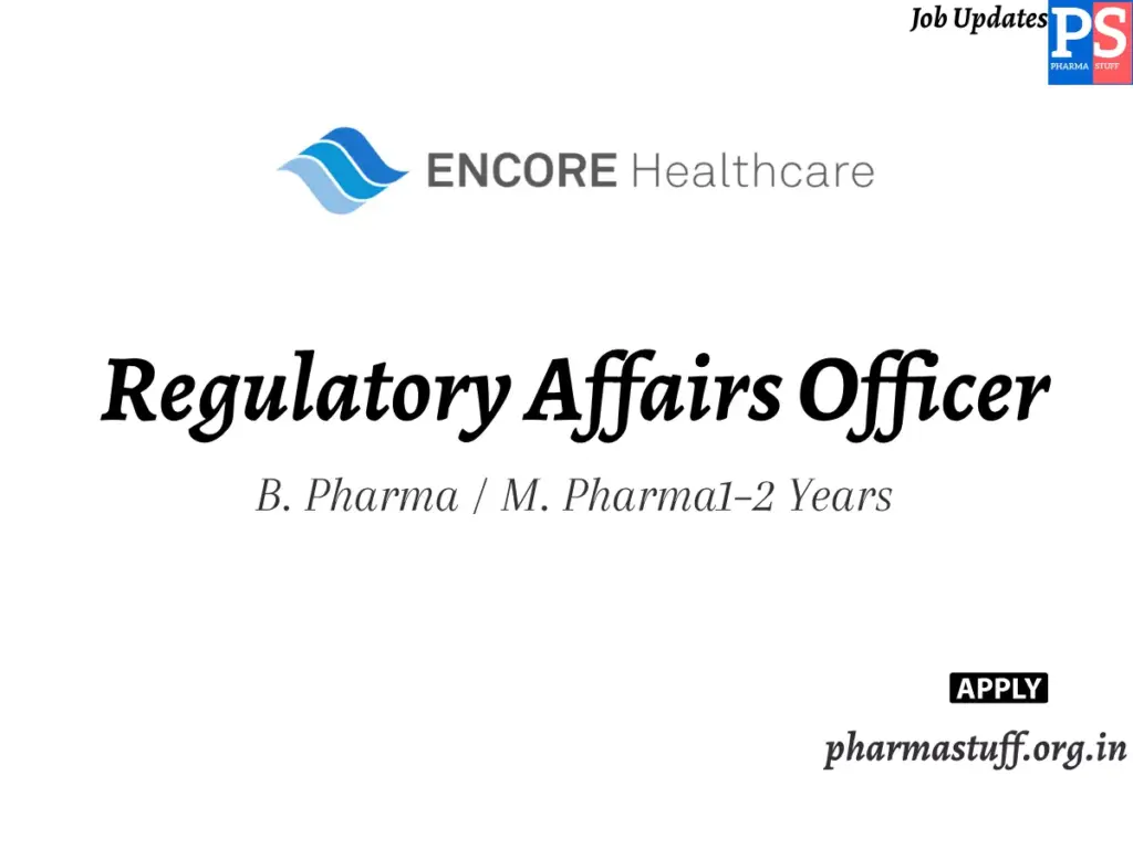 Confidential Pharma Hiring (HO) Regulatory Affairs Officer