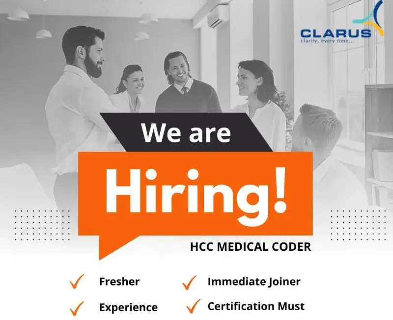 HCC Medical Coding Jobs for Life Science Freshers – Clarus RCM, Coimbatore