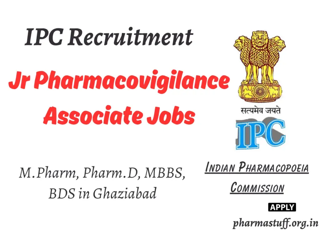 IPC Jr Pharmacovigilance Associate Jobs 2025: Walk-In for M.Pharm, Pharm.D, MBBS, BDS in Ghaziabad Meta Description: Apply for Jr Pharmacovigilance Associate at IPC Ghaziabad. 7 vacancies for M.Pharm, Pharm.D, MBBS, BDS. Walk-in on 10 July 2025. Check qualifications, job details, and location. URL Slug: ipc-jr-pharmacovigilance-associate-jobs-mpharm-pharmd-mbbs-bds-ghaziabad IPC Jr Pharmacovigilance Associate Jobs 2025: Walk-In Interview in Ghaziabad Launch Your Pharmacovigilance Career with Indian Pharmacopoeia Commission Are you a qualified pharmacy or medical graduate seeking a government job in pharmacovigilance? The Indian Pharmacopoeia Commission (IPC), under the Ministry of Health & Family Welfare, is conducting a walk-in interview for the post of Jr Pharmacovigilance Associate at its Ghaziabad headquarters. This is a prime opportunity for candidates with a Master’s in Pharmacology, Clinical Pharmacology, Pharmacy Practice, Clinical Research, Pharm.D, MBBS, or BDS to join a prestigious government organization and contribute to India’s Pharmacovigilance Programme. Why Choose a Career at IPC? IPC is a leading authority in drug safety and regulatory standards, offering a dynamic work environment, exposure to national pharmacovigilance initiatives, and the chance to work alongside experts in the field. The Jr Pharmacovigilance Associate role is ideal for both freshers and those with up to one year of experience in drug safety or pharmacovigilance. Walk-In Interview Details Date: 10th July 2025 Time: Report between 9:00 AM and 10:00 AM Venue: Indian Pharmacopoeia Commission, Sector-23, Raj Nagar, Ghaziabad, Uttar Pradesh Number of Vacancies: 7 Salary: ₹32,000 per month Age Limit: Not exceeding 28 years Vacancy Information and Job Role Jr Pharmacovigilance Associate Department: Pharmacovigilance Programme of India (PvPI) Nature of Engagement: Contract (up to 31 March 2026, extendable based on performance) Place of Posting: IPC Ghaziabad or any AMC under PvPI across India Key Responsibilities Processing Individual Case Safety Reports (ICSRs) and managing them in Vigiflow/ADRMS Quality, clinical, and statistical review of ICSRs in the safety database Collection and assessment of Adverse Drug Reaction (ADR) reports Supporting regulatory compliance and documentation Any other work assigned by the competent authority Required Qualifications and Eligibility Essential: Master’s degree in Pharmacology, Clinical Pharmacology, Pharmacy Practice, or Clinical Research OR Pharm.D, MBBS, BDS from a recognized university/institute Desirable: 1 year of experience in drug safety or pharmacovigilance (freshers can also apply) Age: Not exceeding 28 years (relaxation possible for outstanding candidates) Courses Covered Under Educational Background M.Pharm: Pharmacology, Clinical Pharmacology, Pharmacy Practice, Clinical Research Pharm.D: Doctor of Pharmacy MBBS: Bachelor of Medicine, Bachelor of Surgery BDS: Bachelor of Dental Surgery Application Process and Required Documents Interested candidates must attend the walk-in interview in person. Bring the following documents: Original and self-attested copies of educational certificates Experience certificates (if any) Updated resume One passport-size photograph Aadhar card (original) Date of birth certificate One set of photocopies of all documents Note: Latecomers will not be entertained. No TA/DA will be provided for attending the interview. The competent authority reserves the right to increase or decrease vacancies or cancel the selection process at any stage. Key Benefits of Working at IPC Work with a government organization of national repute Exposure to India’s leading pharmacovigilance program Opportunity to contribute to public health and drug safety Competitive salary and professional growth High CPC Keywords for SEO Optimization Pharmacovigilance jobs in India Government pharma jobs Drug safety associate jobs Clinical research jobs M.Pharm government jobs Pharm.D jobs in India Medical jobs in Ghaziabad Walk-in interview pharma jobs High salary pharma jobs Frequently Asked Questions What is the selection process for Jr Pharmacovigilance Associate at IPC? Selection is through a walk-in interview, including document verification and a personal interview. Can freshers apply for this role? Yes, freshers with the required qualifications are eligible. Experience in drug safety/pharmacovigilance is desirable but not mandatory. What is the contract period? The initial contract is up to 31 March 2026, with possible extension based on performance. Where is the job location? Primarily at IPC, Ghaziabad, but postings may be at any AMC under PvPI across India. Call to Action Don’t miss this opportunity to start or advance your career in pharmacovigilance with the Indian Pharmacopoeia Commission. Prepare your documents and attend the walk-in interview on 10th July 2025 at IPC Ghaziabad. Secure your future in government pharma jobs today! Quick Reference Table Company Name Indian Pharmacopoeia Commission (IPC) Current Vacancies Jr Pharmacovigilance Associate (7 posts) Required Education M.Pharm, Pharm.D, MBBS, BDS Experience Required 0–1 year (desirable) Location Ghaziabad, Uttar Pradesh
