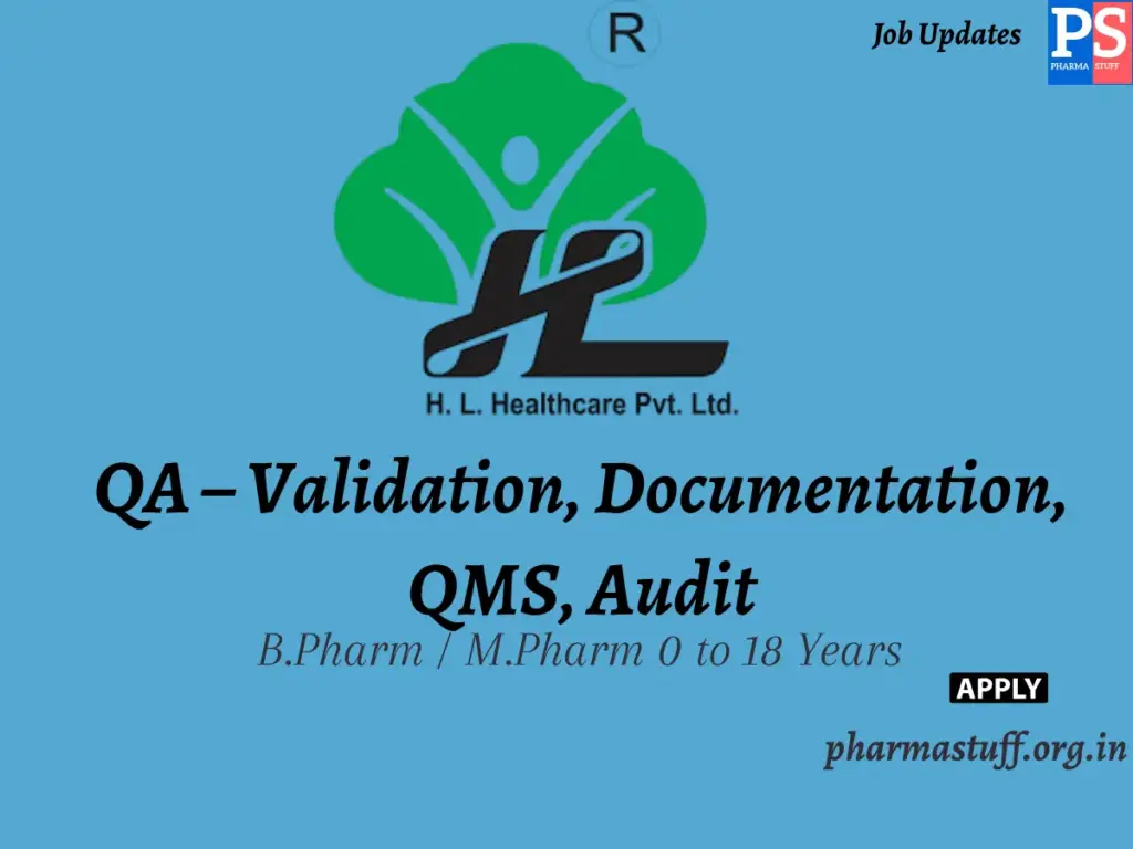 LH Healthcare Hiring QA – Validation, Documentation, QMS, Audit