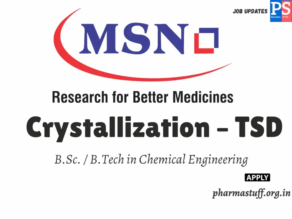 MSN Laboratories Walk-In Crystallization Openings
