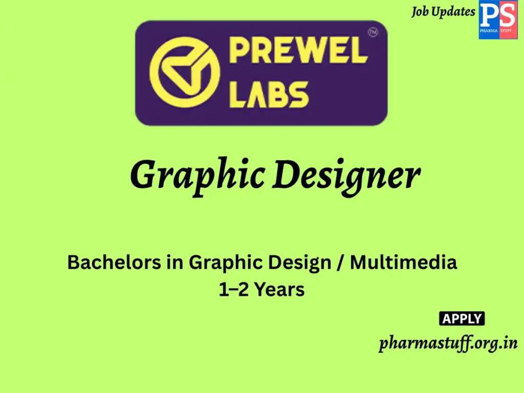 Prewel Labs Hiring Graphic Designer