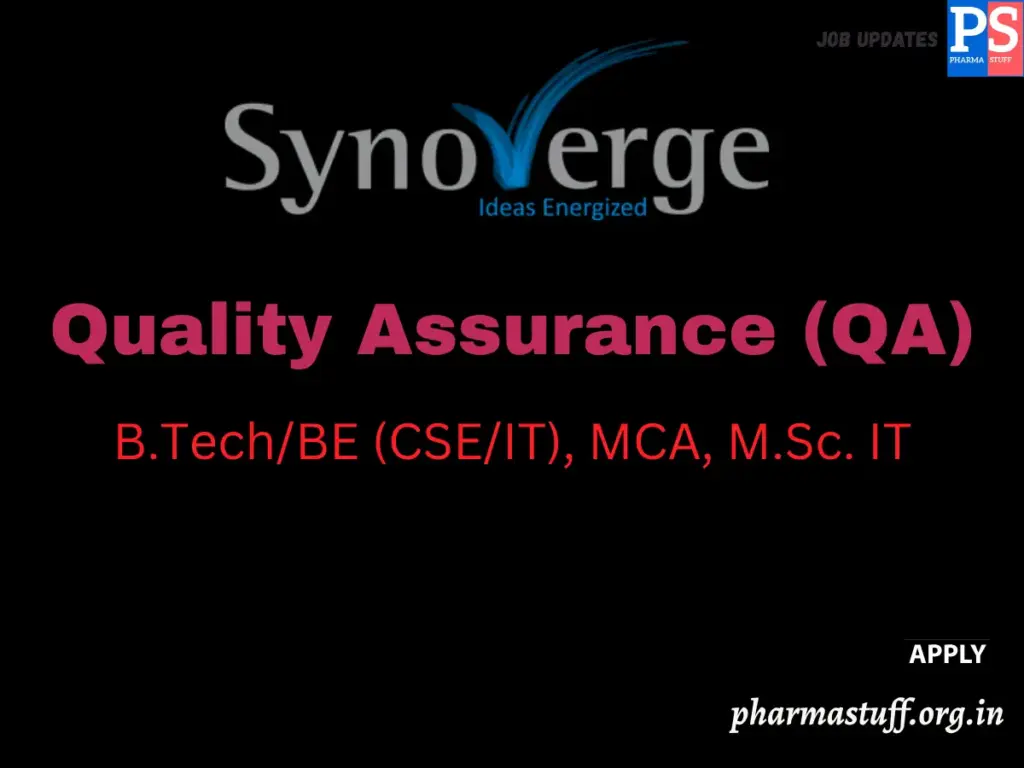 Synoverge Walk-In Interview for QA Associate Roles