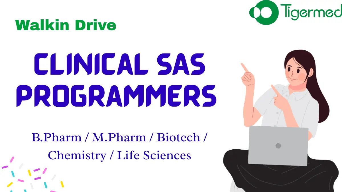 Tigermed – Walk In Interview for Clinical SAS Programmers in Mumbai 1