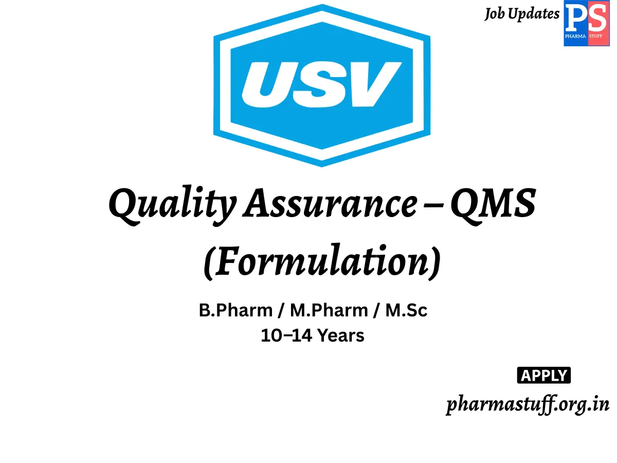 USV Hiring Quality Assurance – QMS Formulation