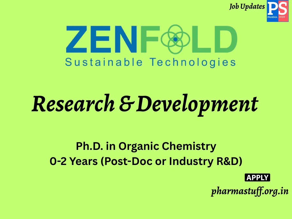 Zenfold Sustainable Technologies Hiring Research Development