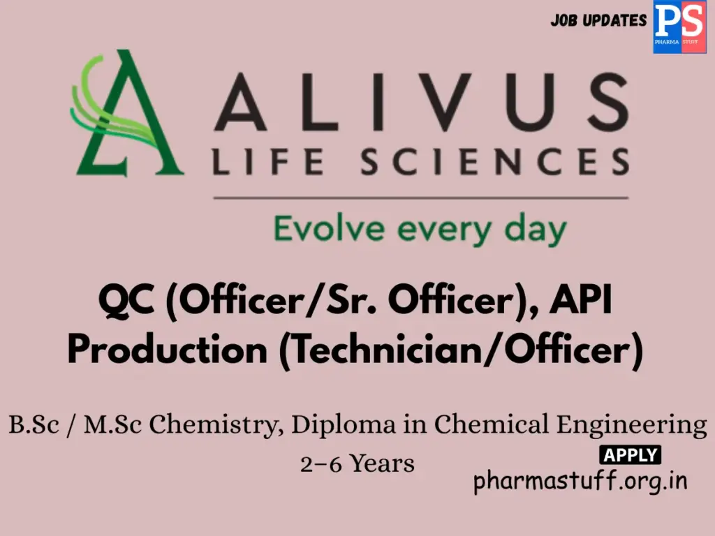 Alivus Life Sciences Walk-in QC & API Production
