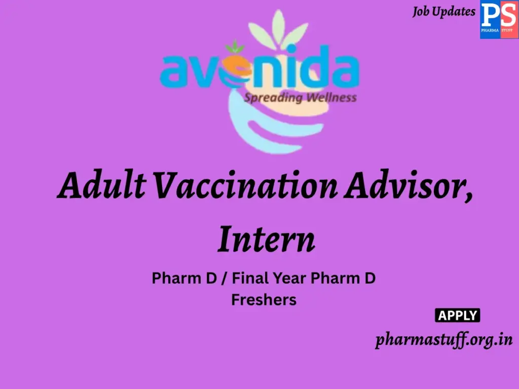 Avenida Hiring Adult Vaccination Advisor, Intern