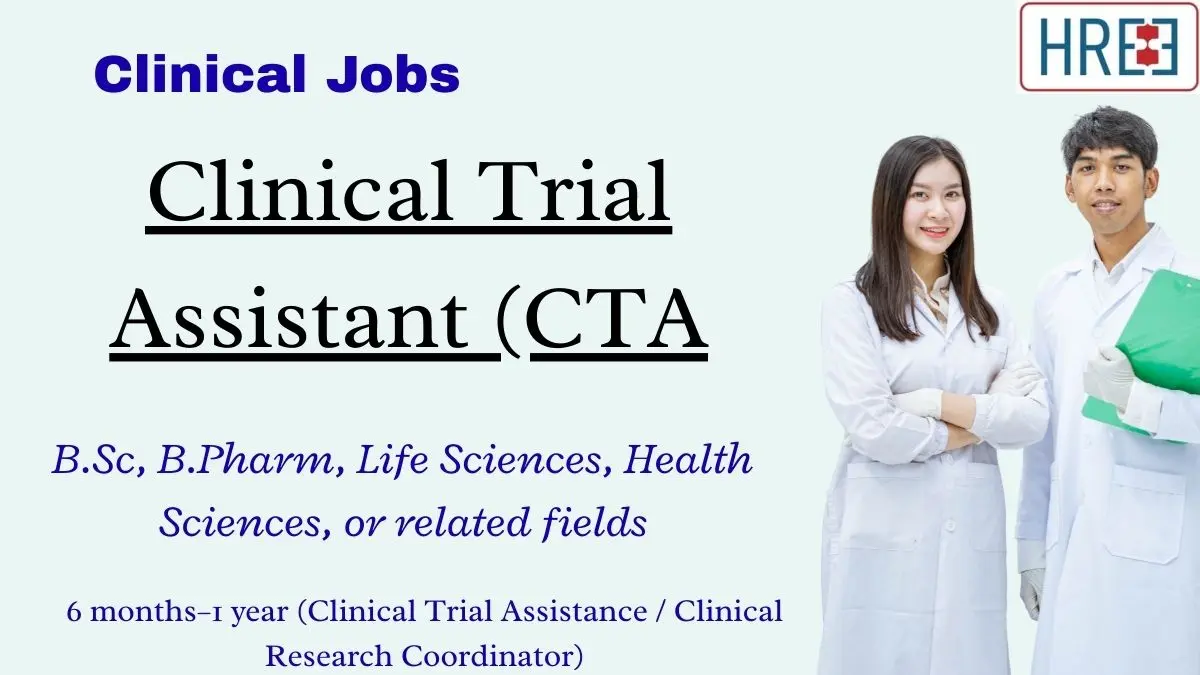 Clinical Trial Assistant (Life Sciences) | HREE Research