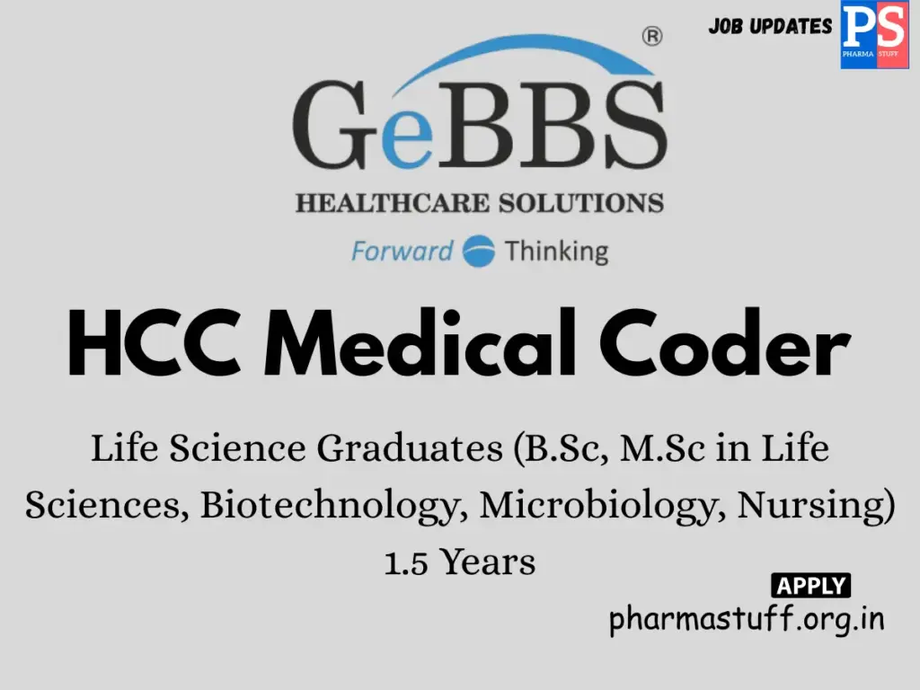 GeBBS Healthcare Solutions Hiring HCC Medical Coder role
