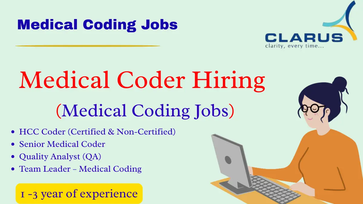 HCC Medical Coder Openings | Clarus | Pune