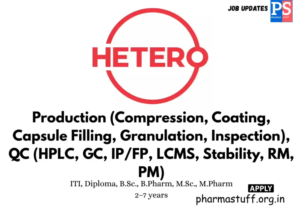 Hetero Labs Limited, Unit-V, Polepally Village, Jadcherla, Mahabubnagar District, Telangana.