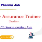 M.Pharm/B.Pharm Trainee Quality Assurance Vacancy – Africure Pharma