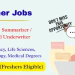 Medical Underwriter Freshers Openings – eNoah Coimbatore
