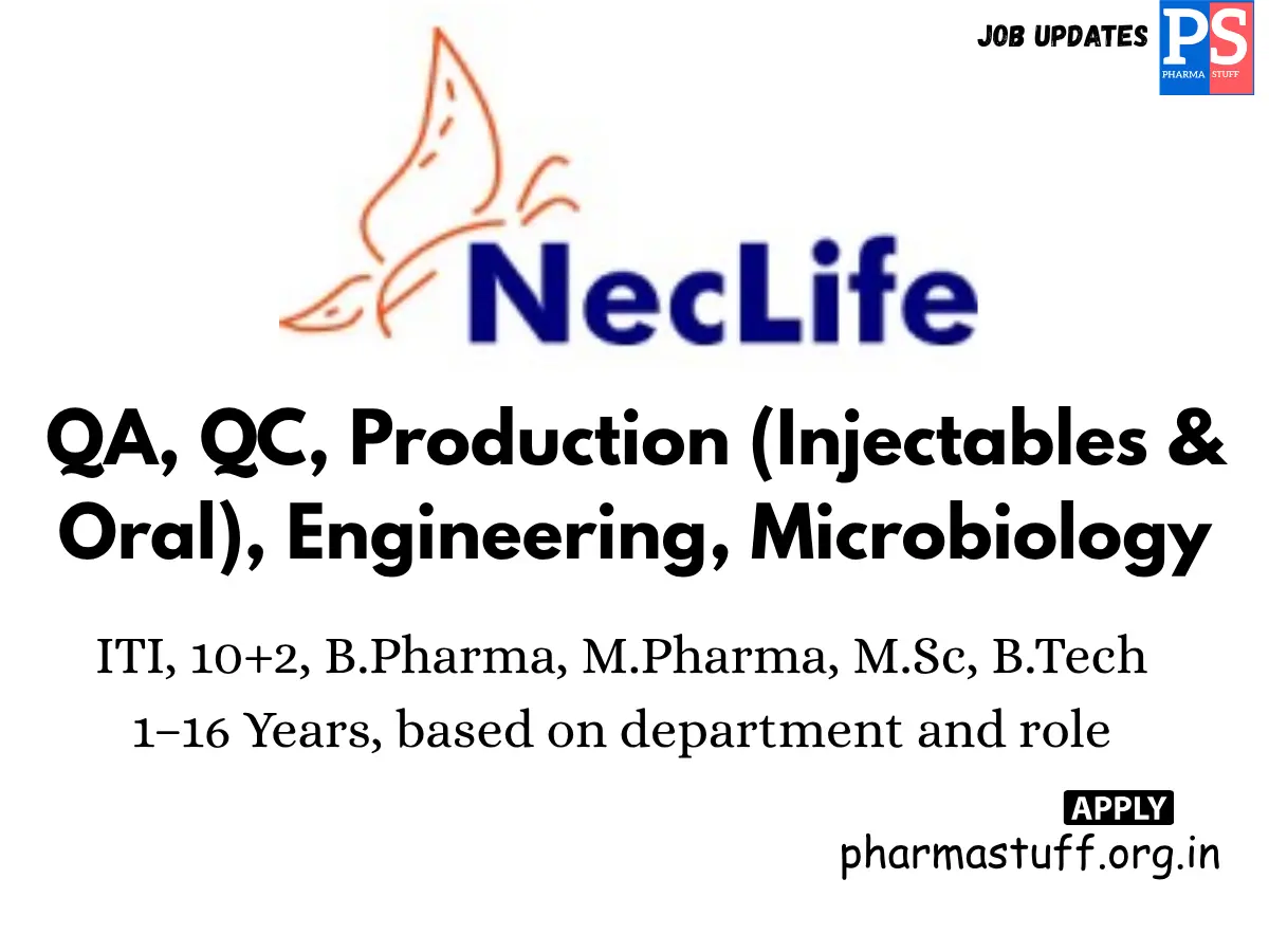 Nectar Lifesciences Walk in QA QC Production Injectables Oral Engineering Microbiology