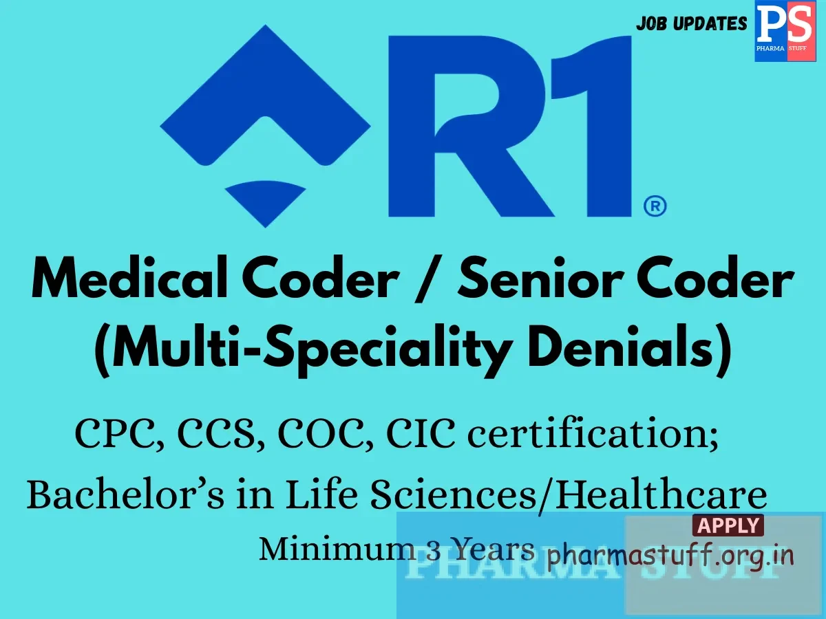 R1 RCM Hiring Medical Coder Senior Coder Multi Speciality Denials