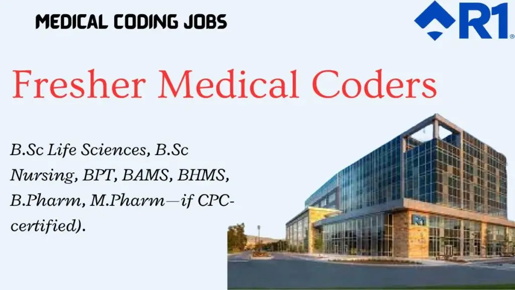 R1 RCM hiring CPC-certified fresher medical coders