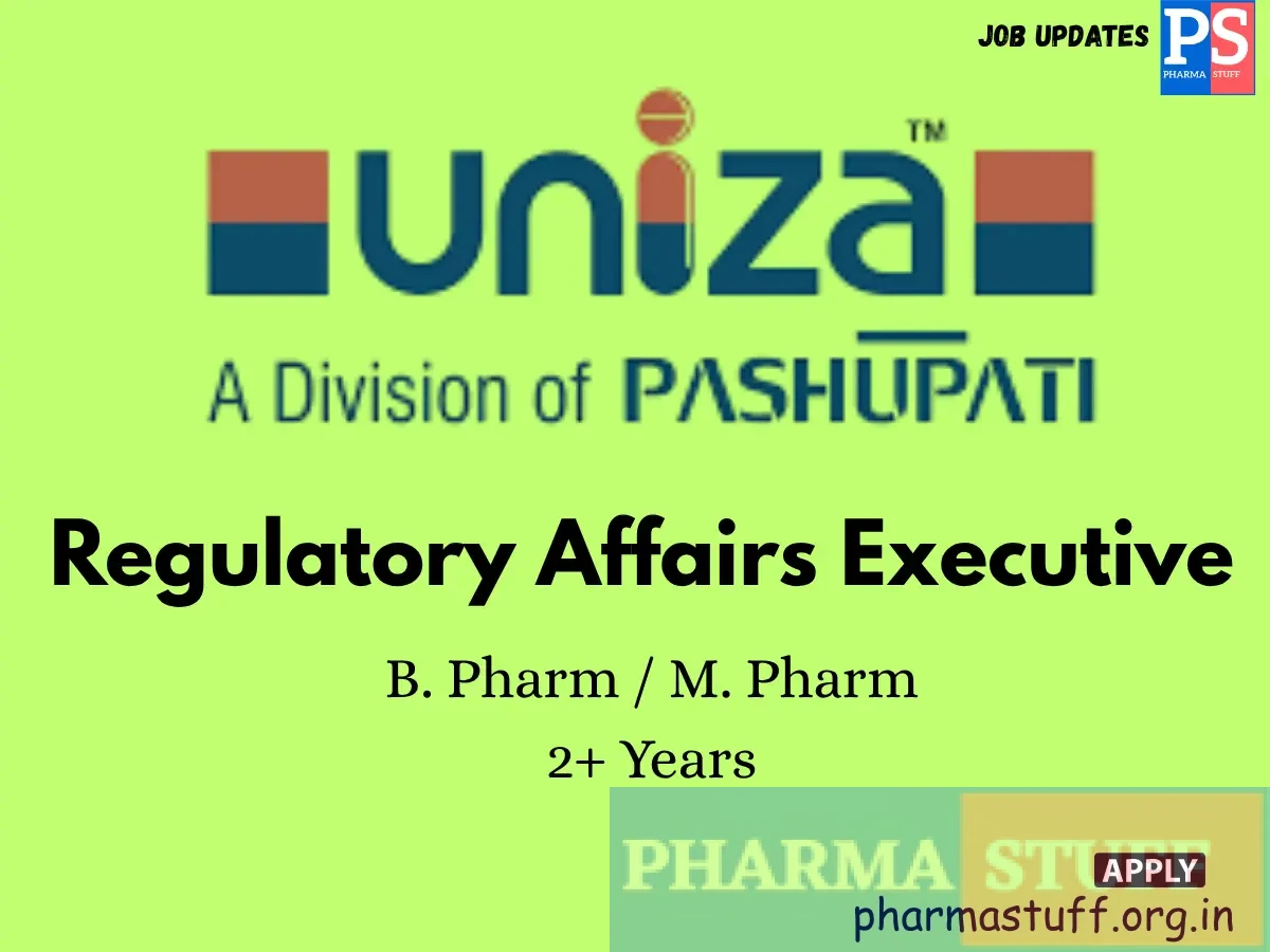 Uniza A Division of Pashupati Hiring Regulatory Affairs