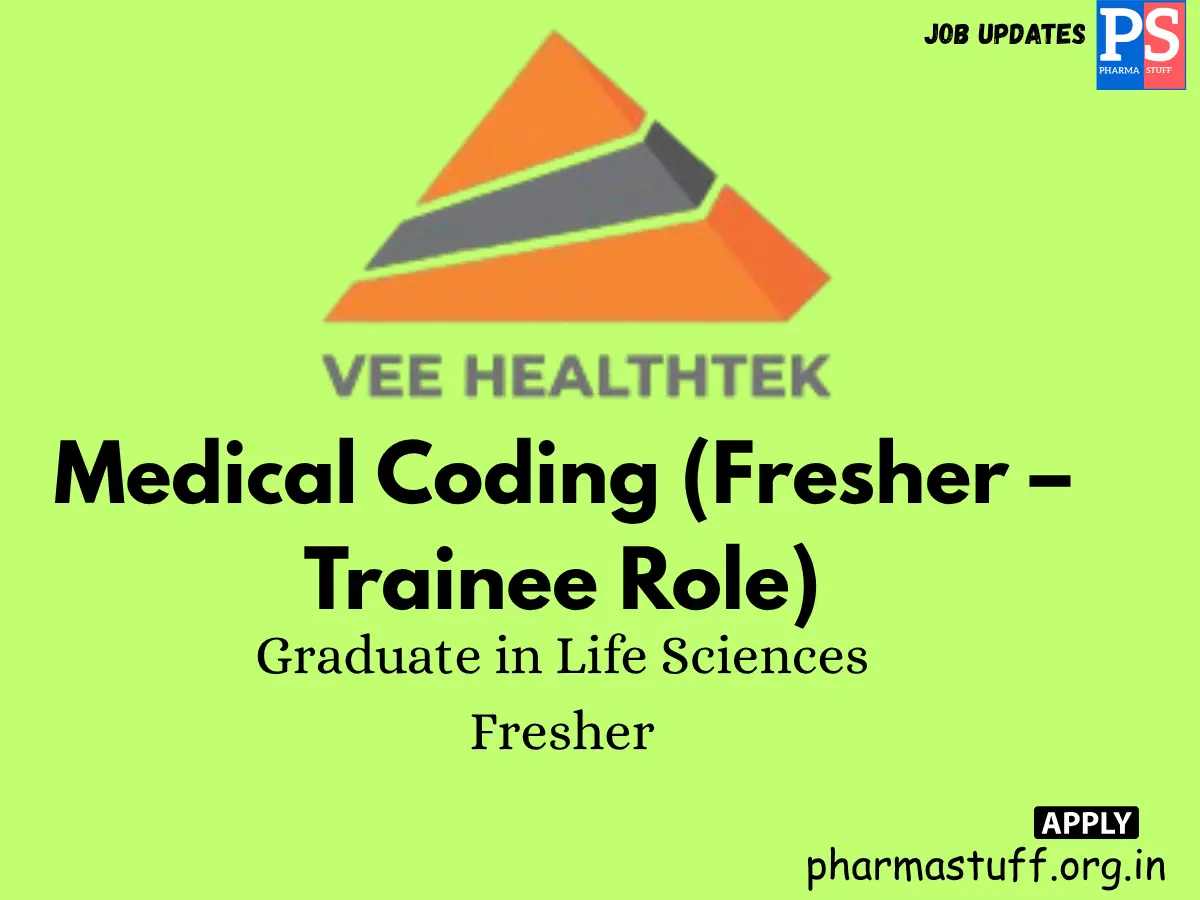 Vee Healthtek hiring Medical Coding Trainees