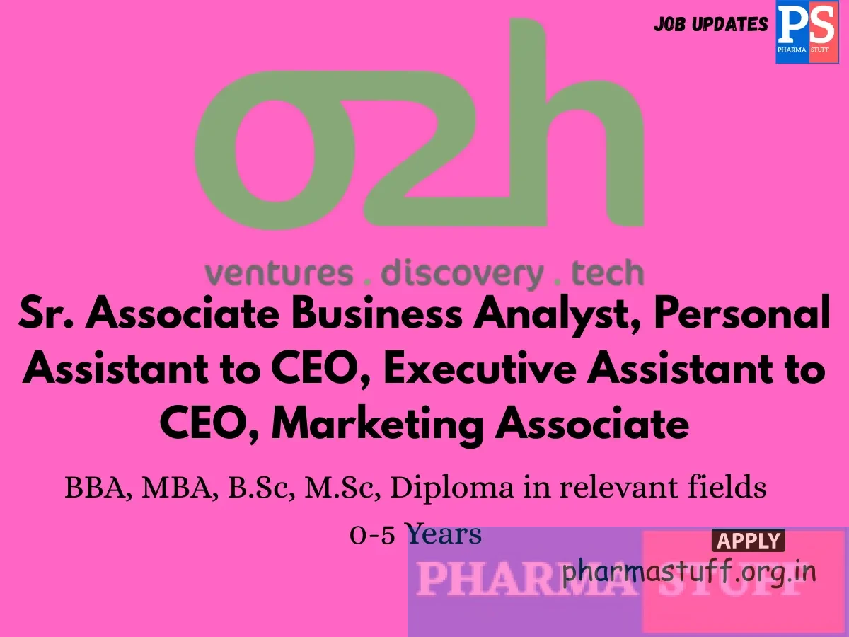 Ventures Discovery.Tech Hiring Sr. Associate Business Analyst Personal Assistant to CEO Executive Assistant to CEO Marketing Associate