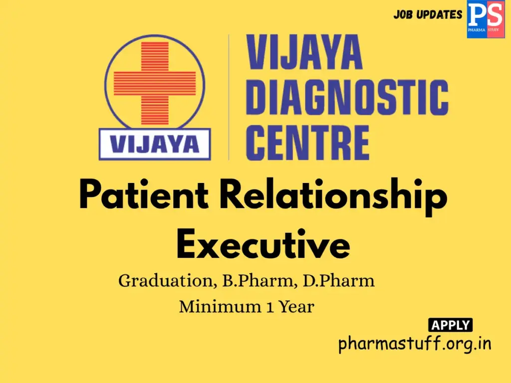 Vijaya Diagnostic Centre Hiring Patient Relationship Executive