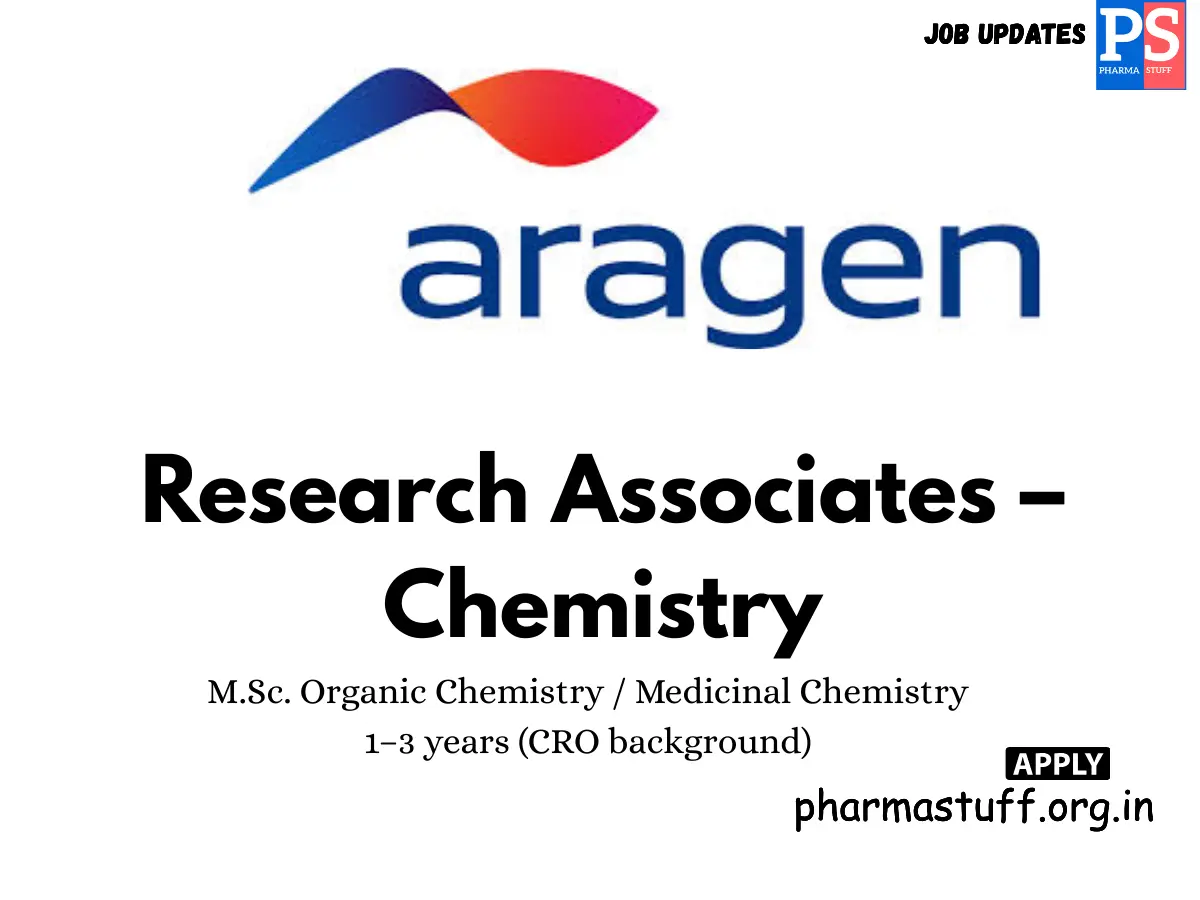 Aragen Lifesciences Walk in Research Associates