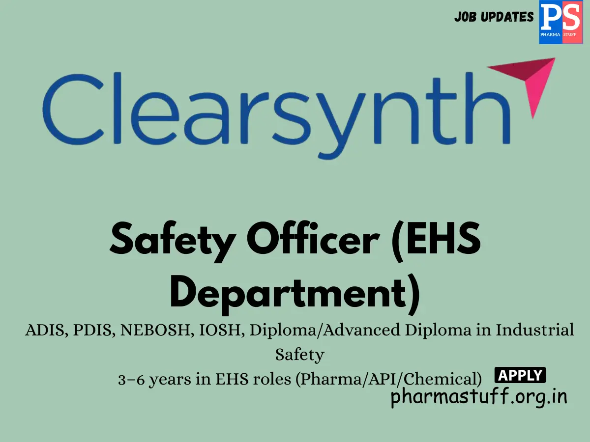 Clearsynth Hiring Safety Officers