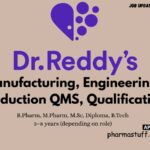 Dr. Reddy’s walk-in Injectables & Engineering