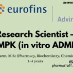 Eurofins Advinus Hiring Research Scientists in DMPK