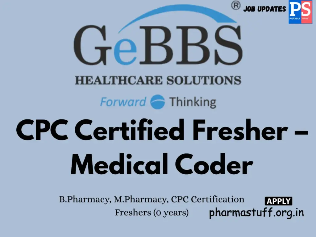 Gebbs Healthcare Solutions Hiring CPC Certified Medical Coding