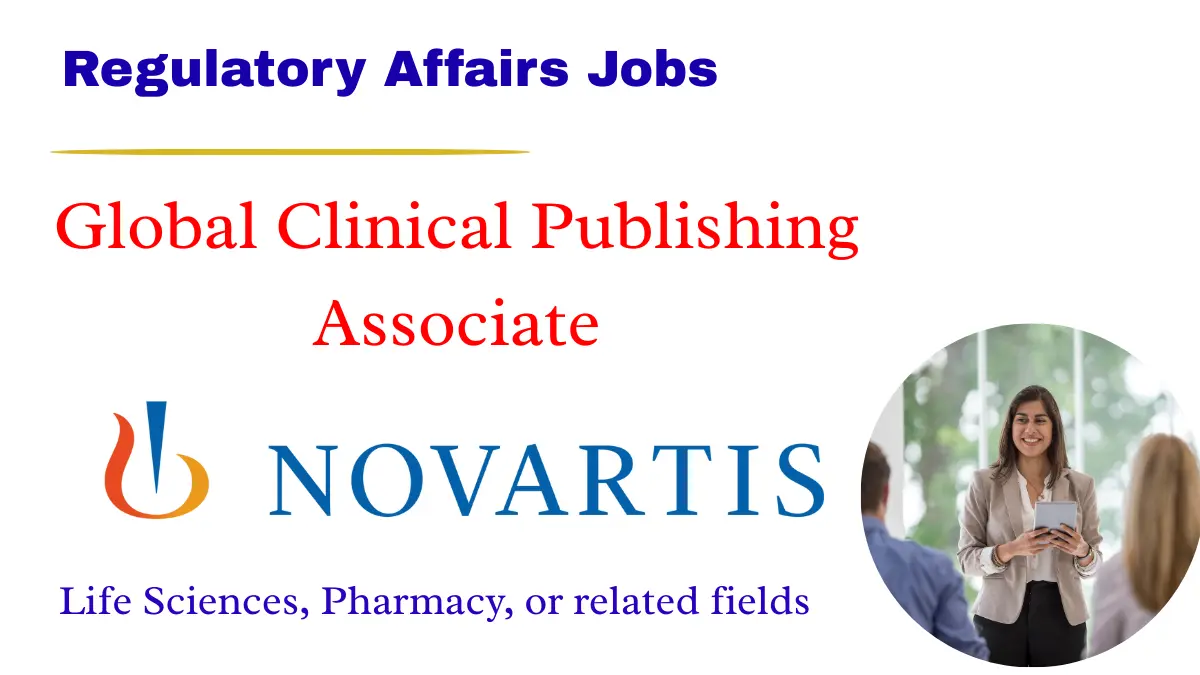 Global Clinical Publishing Associate Novartis India