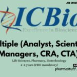 ICBio Clinical Research Hiring Analysts, Scientists, CRAs & Managers