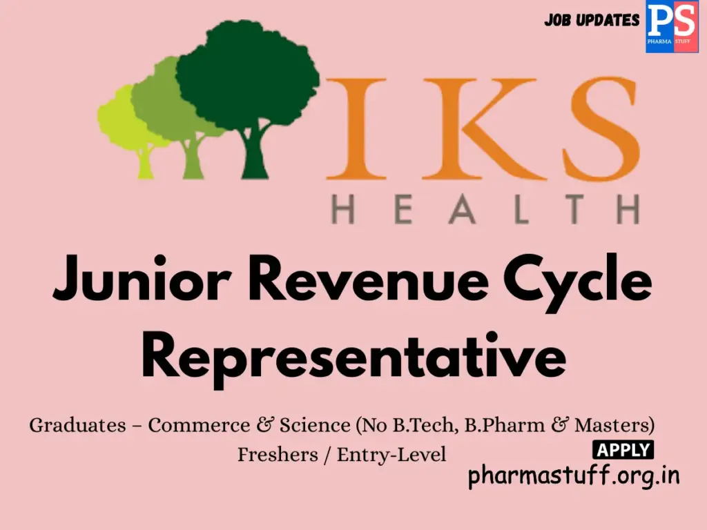 IKS Health Hiring Junior Revenue Cycle Representative